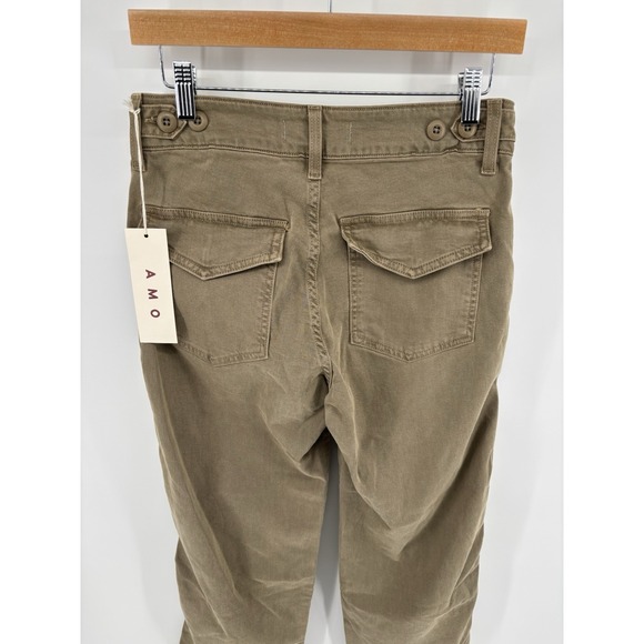 NWT AMO Easy Army Slouch Trouser Pant Sz 25 (meas 28) Thyme MSRP $302 - Picture 11 of 16